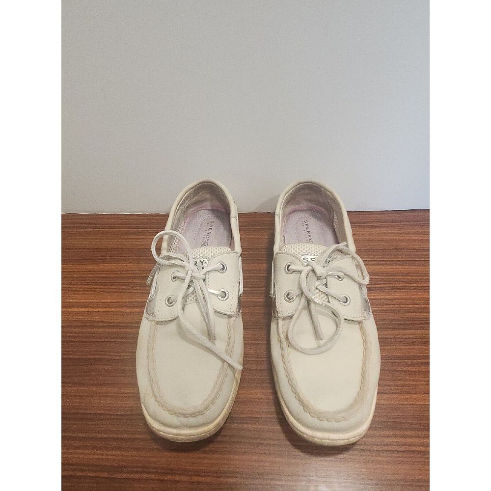 Sperry Top-Sider Light Green boat style shoes oxfords women's 7.5 M 9149669 A-14
